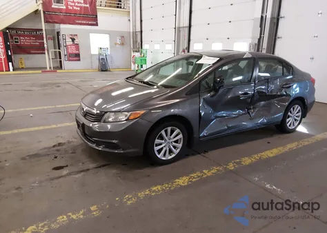2012 Honda Civic Ex from USA, damaged, VIN 2HGFB2F87CH307728